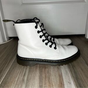 Dr Martens Luana White Combat Boots Womens Sz 9